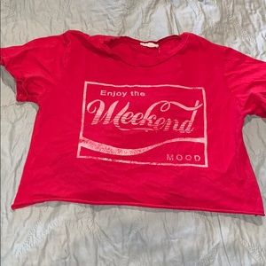 Coca Cola inspired crop top